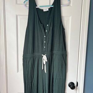 Soma Olive Green full length romper gently used XXL